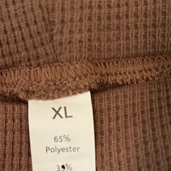 Halara  Drawstring Waffle Knit Mini Skirt - Picture 4 of 6